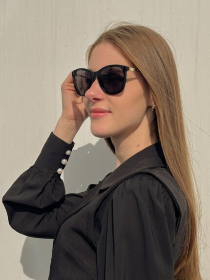 LENTE DE SOL BLACK REDONDO