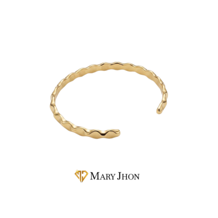 BRAZALETE ONDULADO DORADO