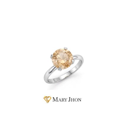 Anillo Solitario OroBlanco