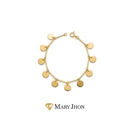 PULSERA GLOBOS DORADOS
