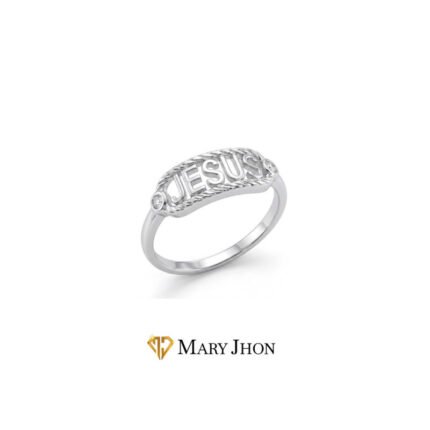 Anillo Jesus OroBlanco