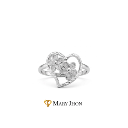 ANILLO FLORAL OROBLANCO