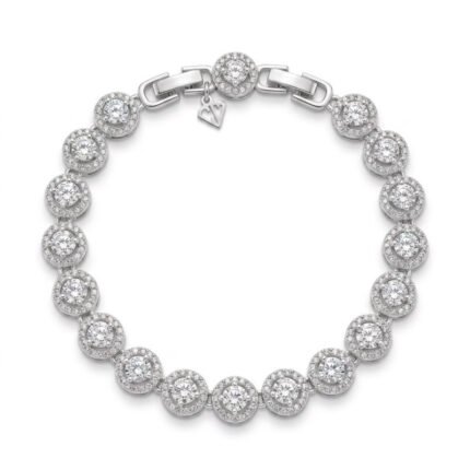 PULSERA CIRCULAR – ALTA JOYERÍA ORO BLANCO