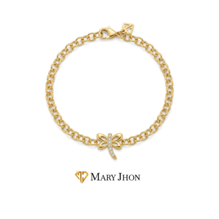 PULSERA LIBÉLULA CRISTAL