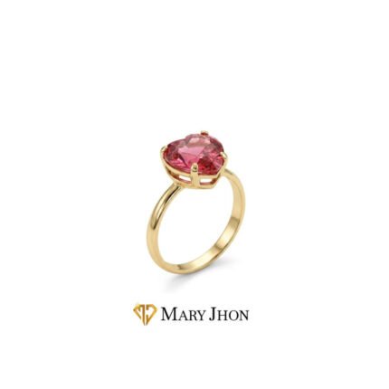 ANILLO CORAZON ROJO