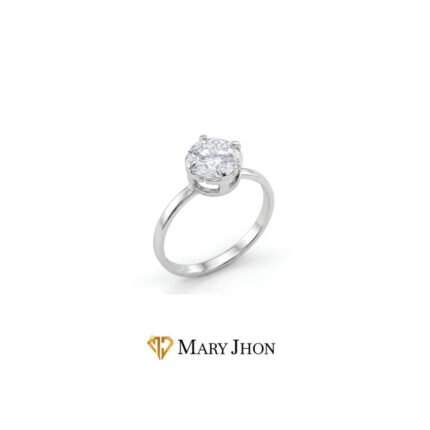 Anillo Cristal OroBlanco