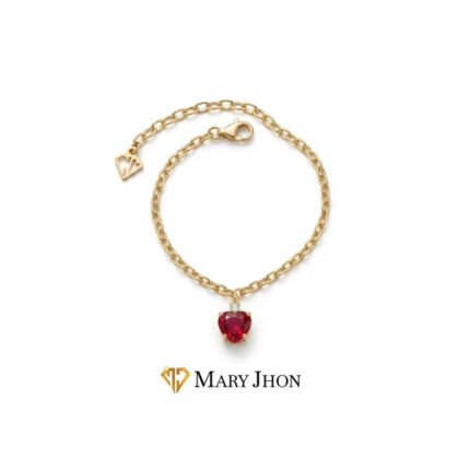 PULSERA CORAZON ROJO