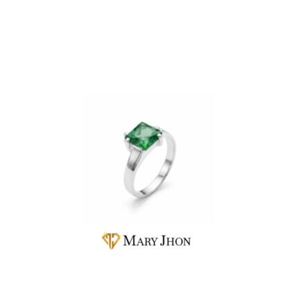 Anillo Esmeralda OroBlanco