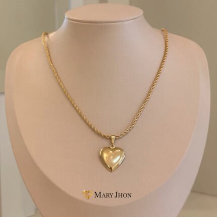 CADENA CORDÓN BAIANO CORAZÓN LISO