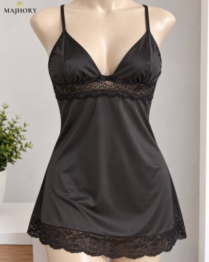 CAMISÓN LISO NEGRO G