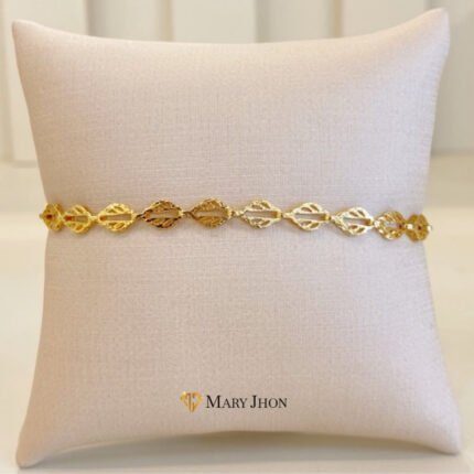 PULSERA HOJAS DOBLE